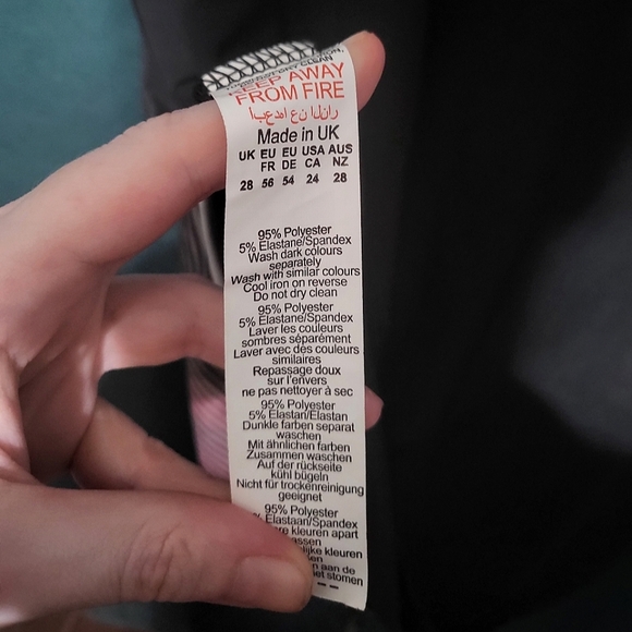 PrettyLittleThing Pink Ombre Body Print Maxi Dress - Size 24 - Picture 8 of 8